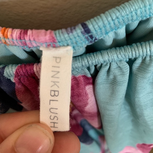 Pink blush maternity pregnancy photo shoot dress - Picture 3 of 3